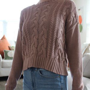 Blush Pink Knitted Sweater